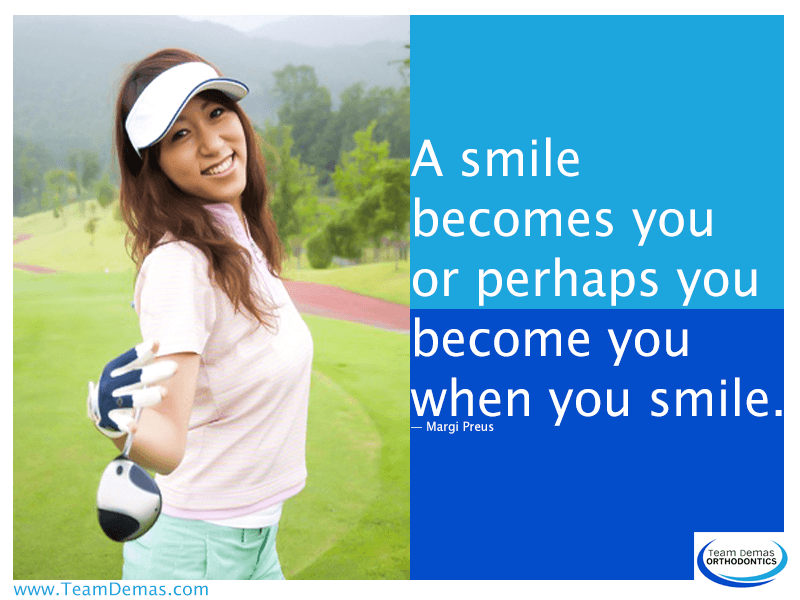 A Smile Becomes you or Perhaps you Become you when you Smile-Margi Preus