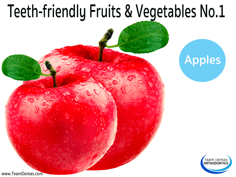 Teeth-friendly Fruits & Vegetables No. 1: Apples