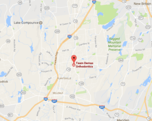 map of conneticut - orthodontist near me